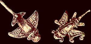 Zo&ouml;morphic Chim&uacute; pendants