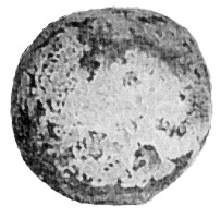 The chalk ball found near Laon.