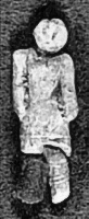 The Nampa figurine, photographed in the 1980s